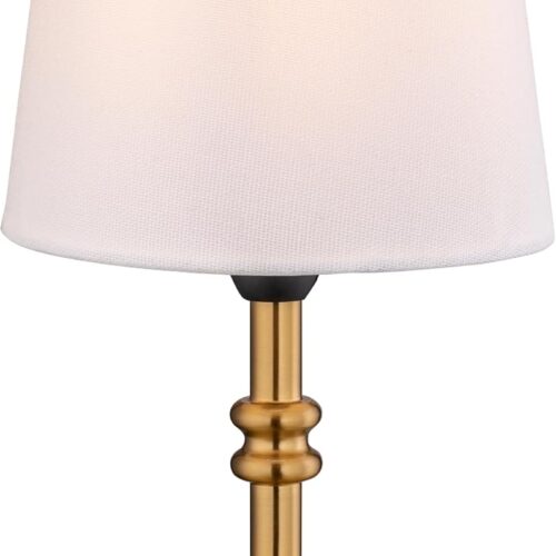Cordless LED Table Lamp with Built-in Rechargeable Battery and Dimmer, 3-Level Brightness for Patio Bedside and Restaurant, Antique Brass