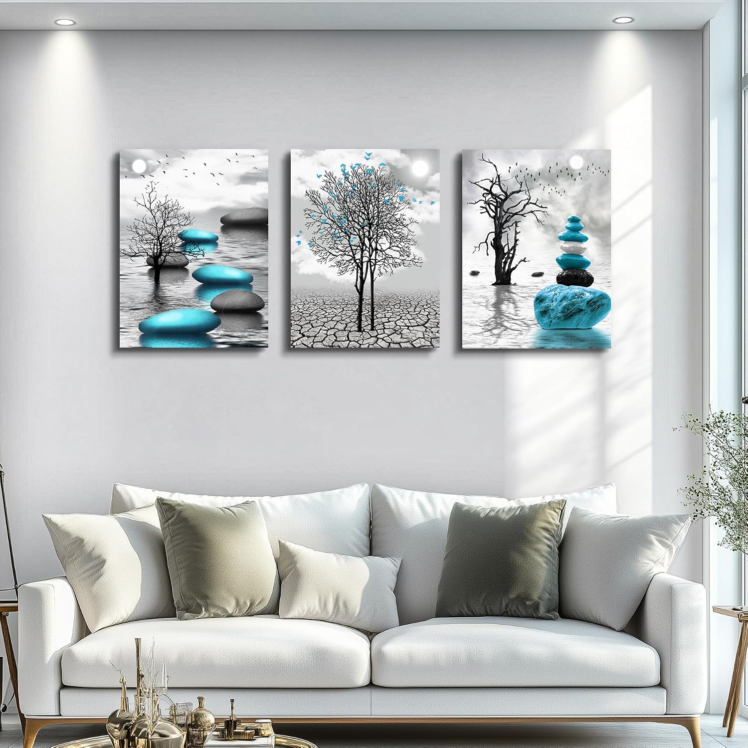 Abstract Canvas Wall Art Set